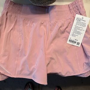 Lululemon Athletica Light Pink Athletic Shorts